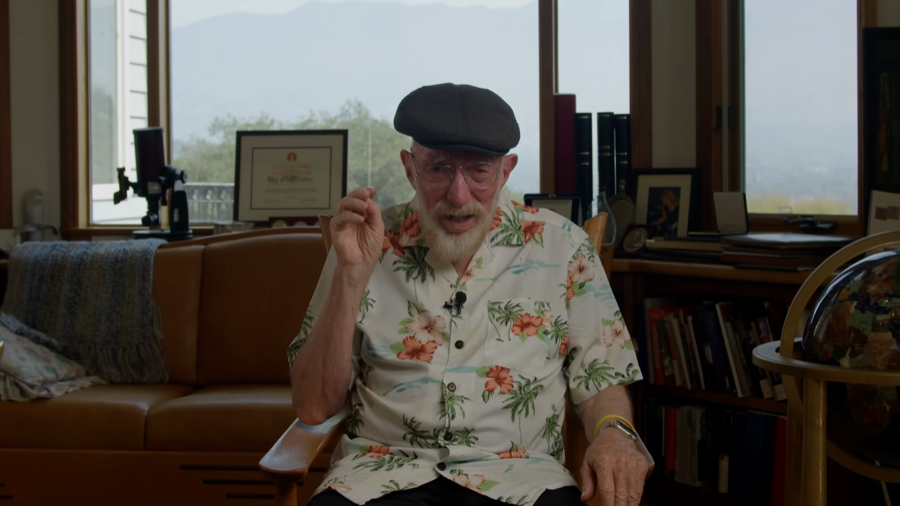 Interview still: Prof Kip Thorne