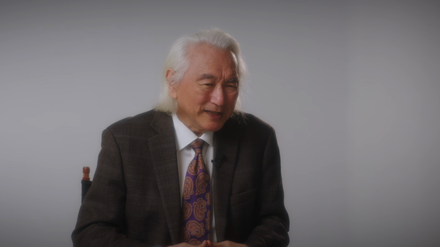 Interview still: Prof Michio Kaku