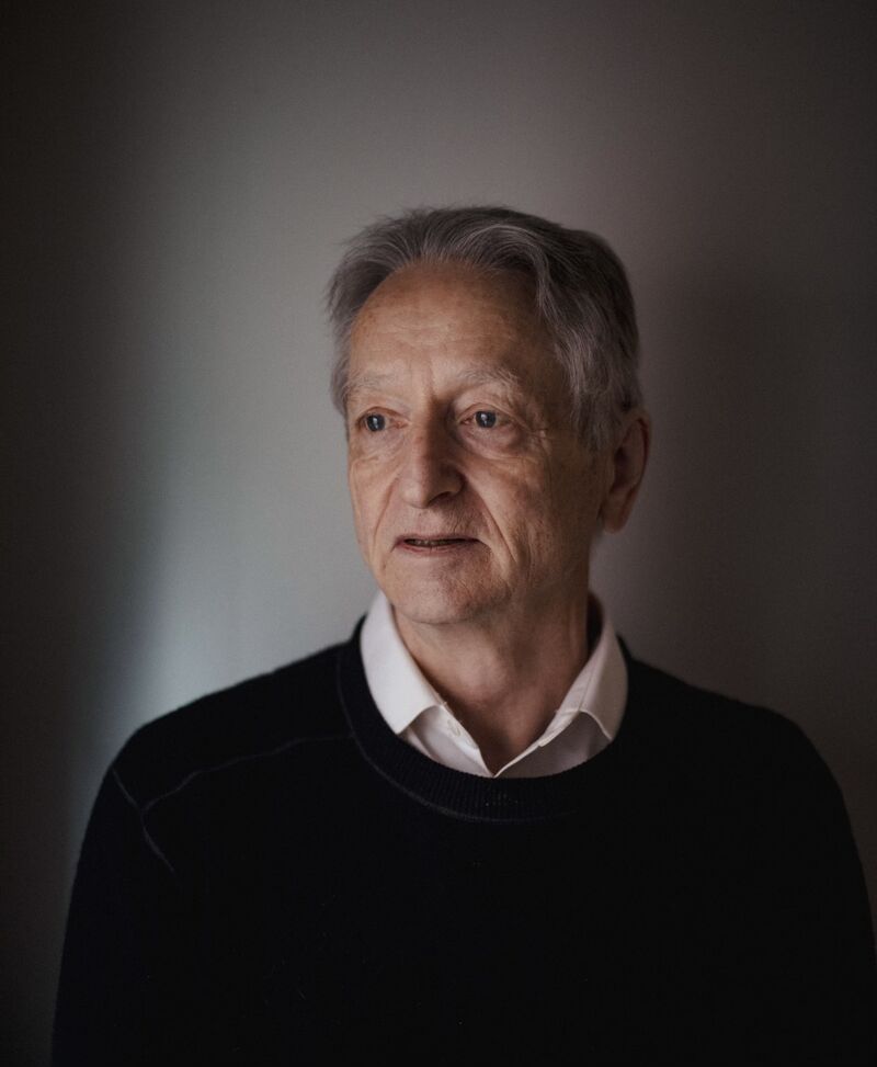 Portrait of Geoffrey Hinton